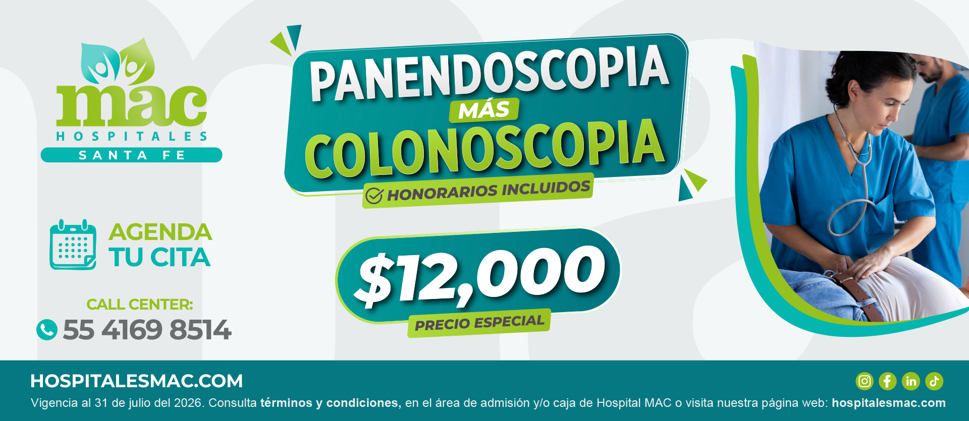 Panendoscopia Más Colonoscopia