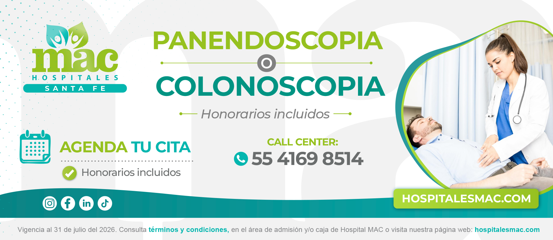 Panendoscopia o Colonoscopia