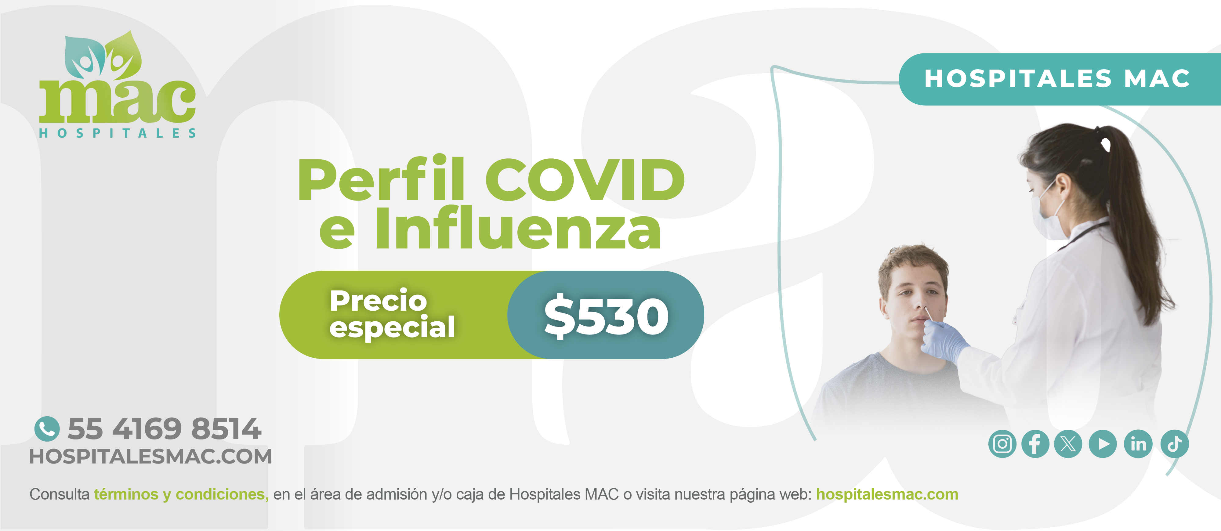 Prueba COVID-19 e Influenza
