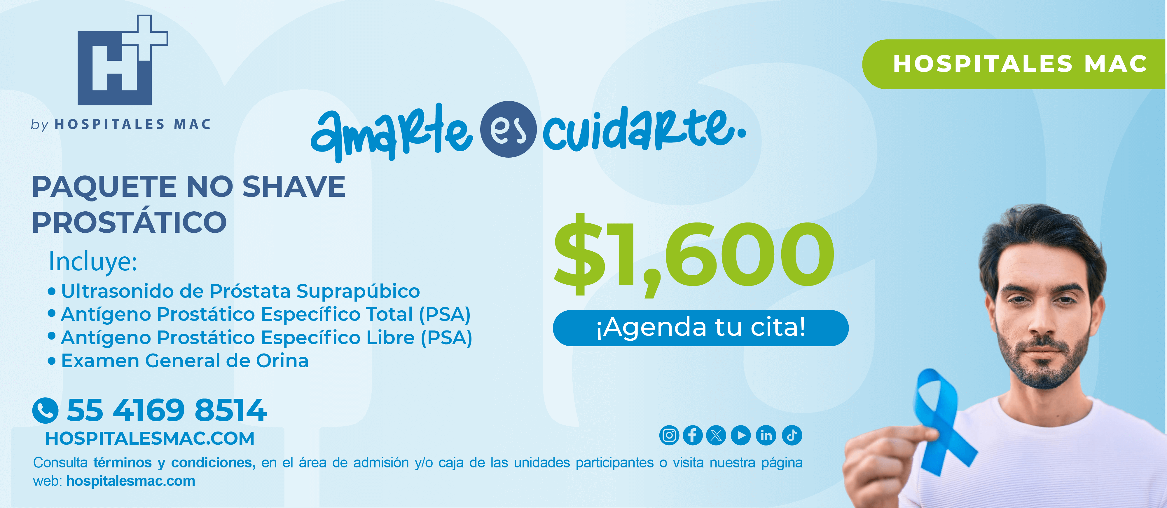 Paquete no shave prostático