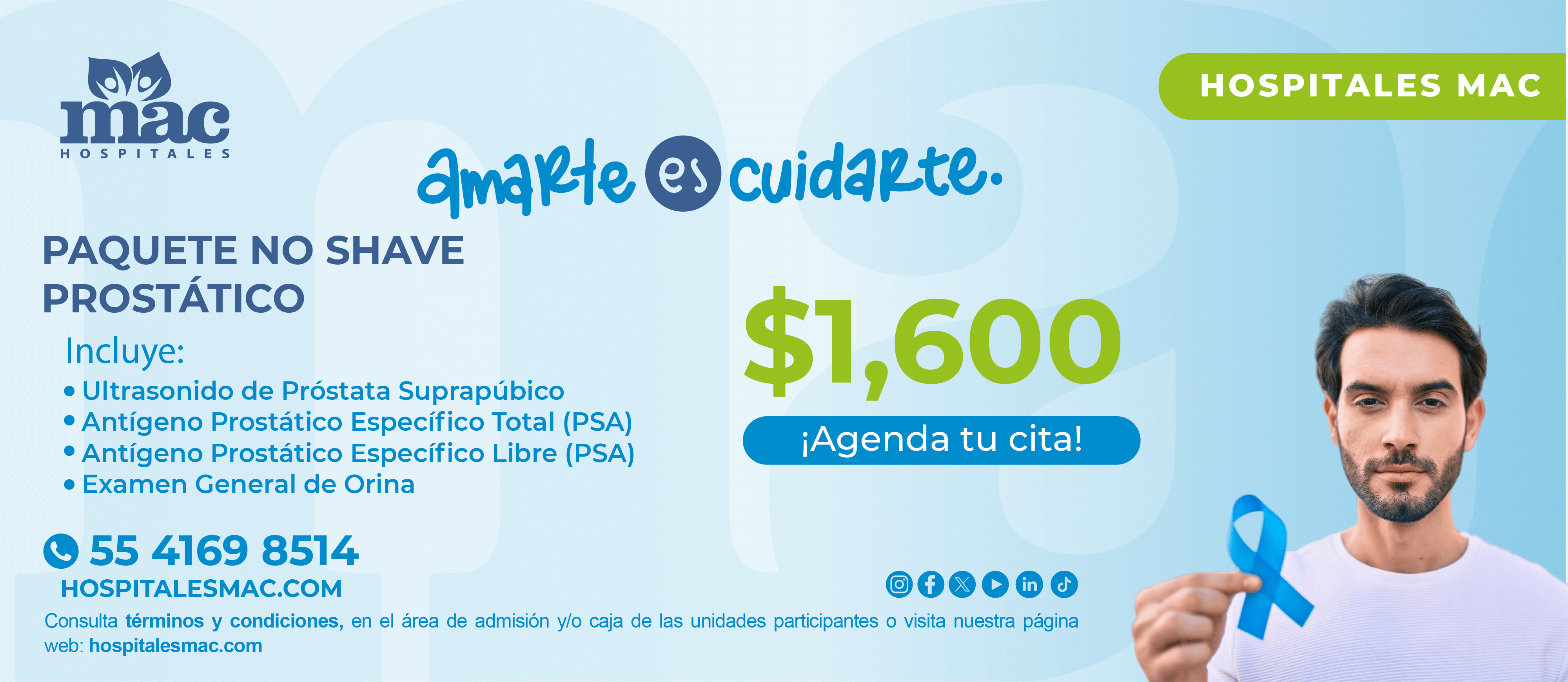 Paquete no shave prostático