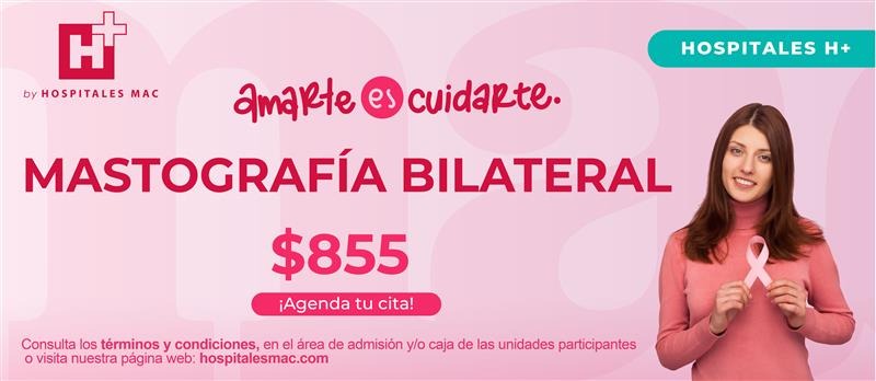Mastografía Bilateral $855