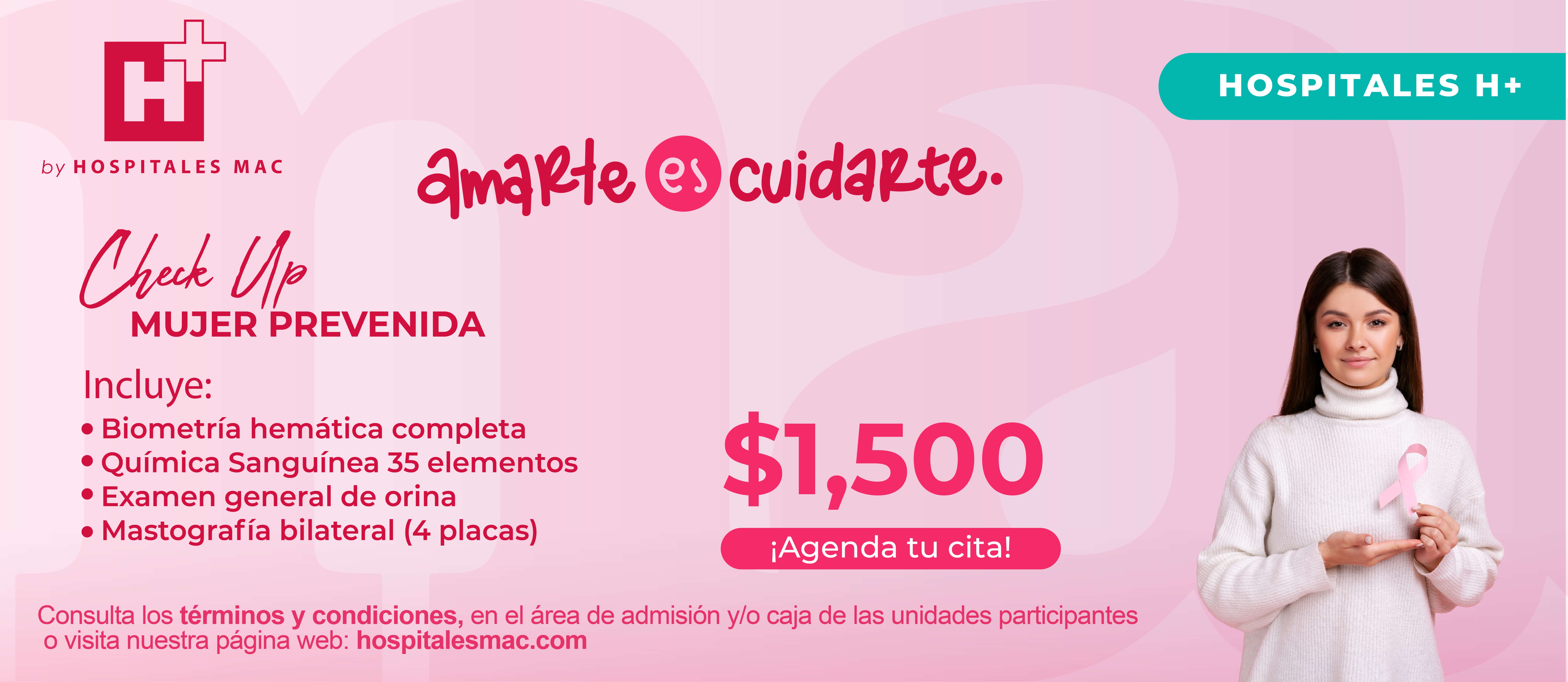 Check Up Mujer Prevenida $1,500