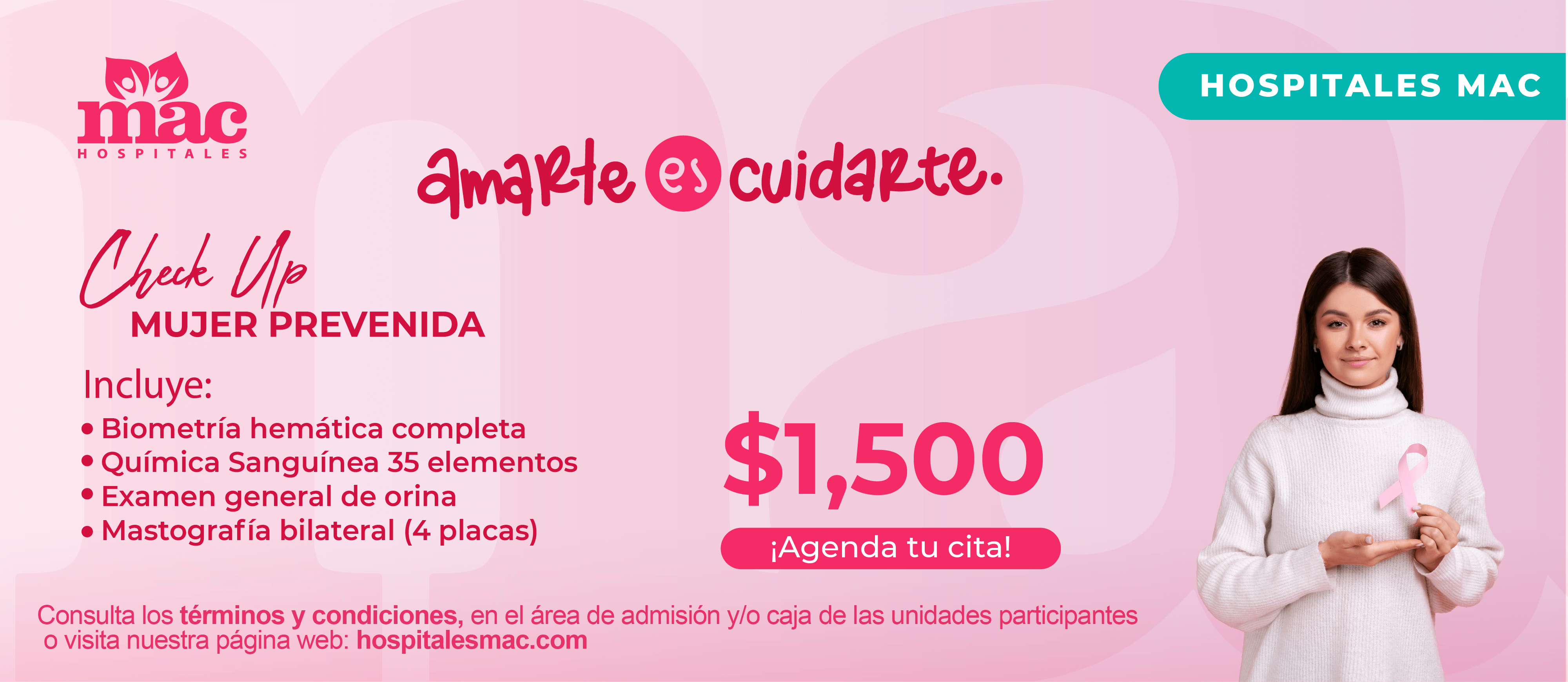 Check Up Mujer Prevenida $1,500
